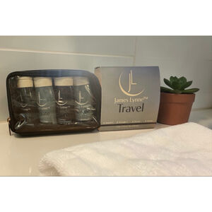 James Lynne Travel Hair Styling 4 pc. Set with Zipper Pouch - Brand New
